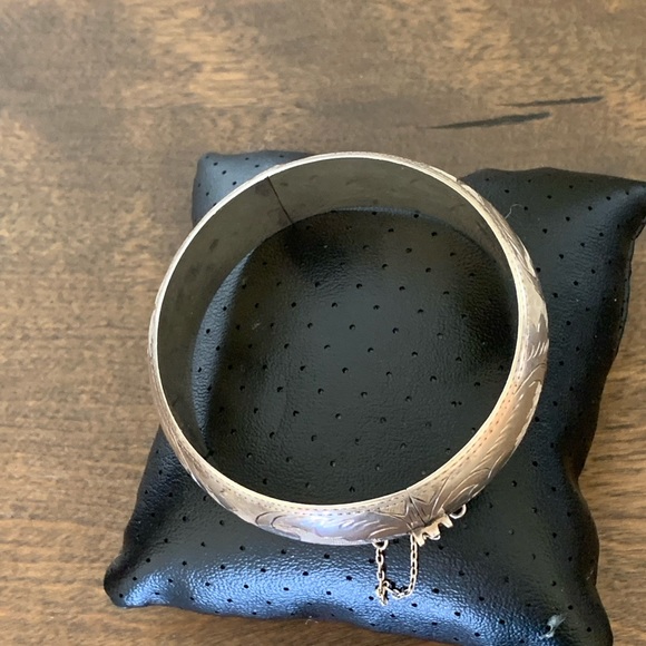 VINTAGE 925 STERLING SILVER BRACELET - Picture 3 of 11